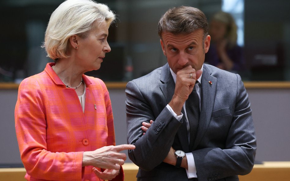 Ursula von der Leyen i Emmanuel Macron