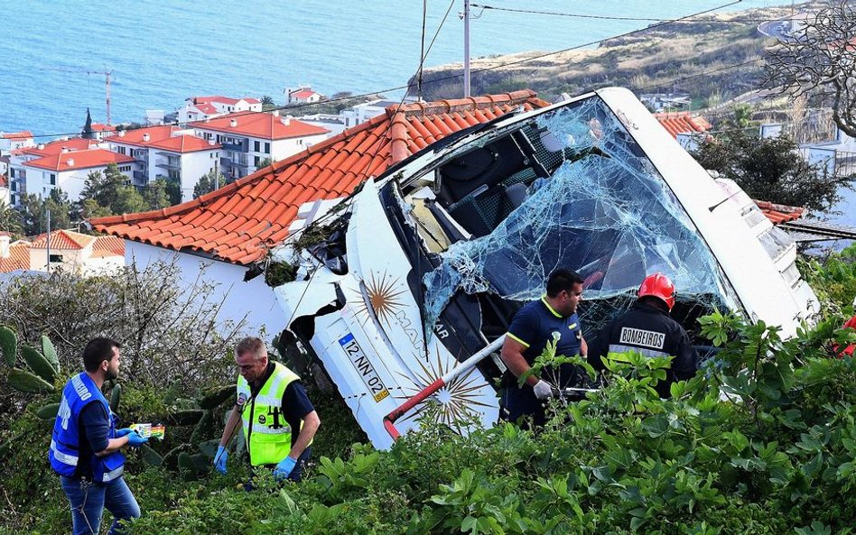 Portugalia- wypadek autobusu. Zginęło co najmniej 28 turystów z Niemiec