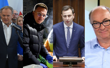 Donald Tusk, Szymon Hołownia, Władysław Kosiniak-Kamysz i Włodzimierz Czarzasty