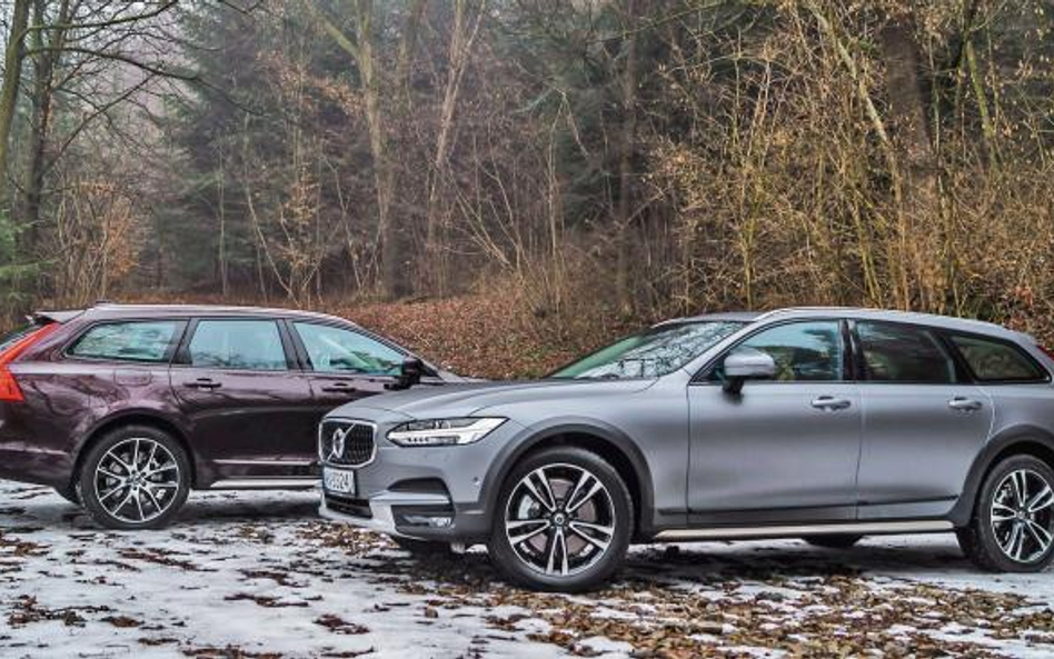 Przykładem crossovera jest Volvo V90 Cross Country: oferuje komfort dużej limuzyny, przestronność ko