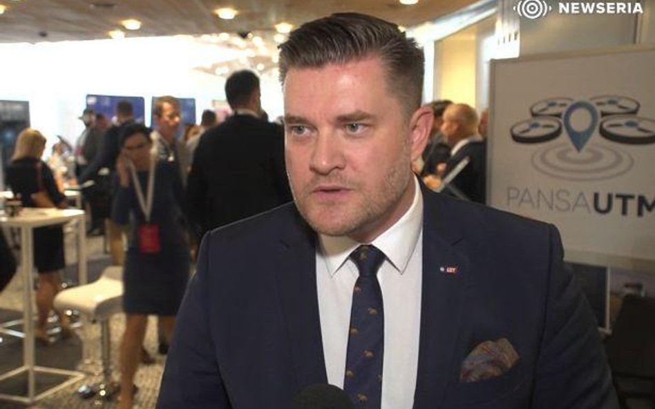 Prezes LS Airport Services i LS Technics Marcin Opaliński
