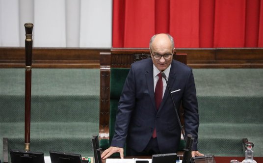 Włodzimierz Czarzasty tuż po wyborze na nowego marszałka Sejmu