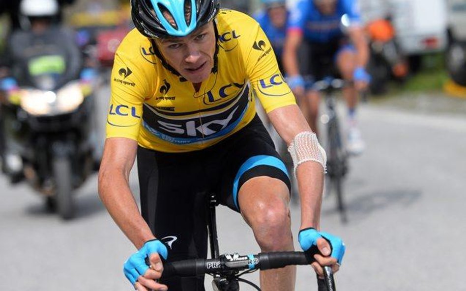 Chris Froome ma kłopoty na trzy tygodnie przed Tour de France