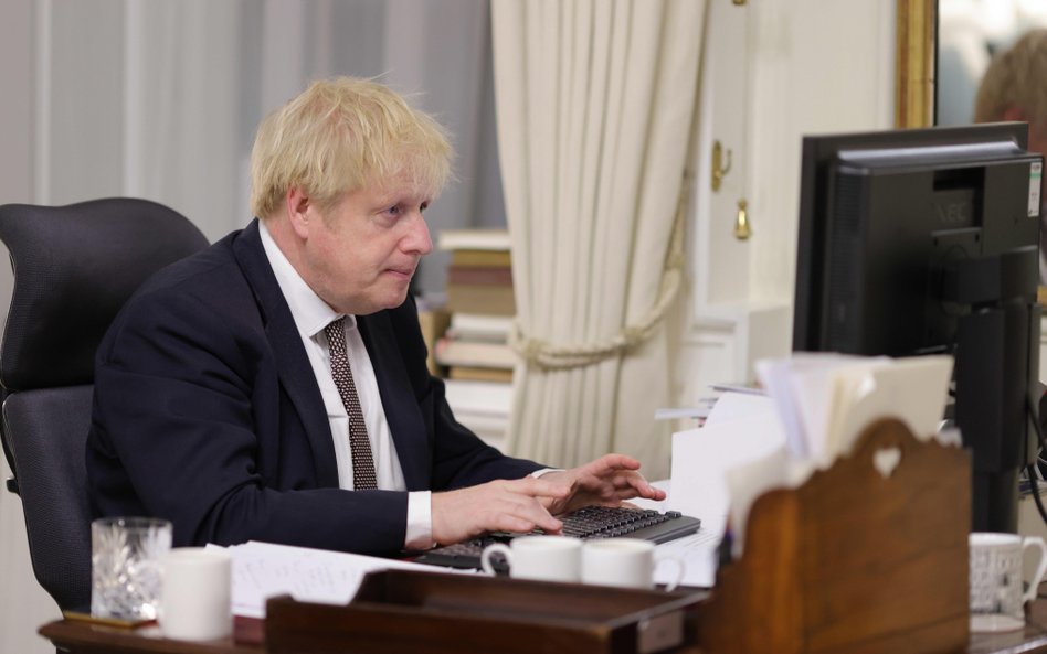 Premier Wielkiej Brytanii Boris Johnson