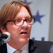 Guy Verhofstadt, przewodniczący Porozumienia Liberałów i Demokratów na rzecz Europy w PE