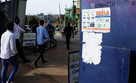 Wirus Ebola mógł dotrzeć do Indii z Ugandy