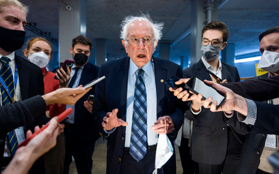 Senator USA Bernie Sanders, autor projektu ustawy przewidującego 95-proc. podatek od „niezasłużonych