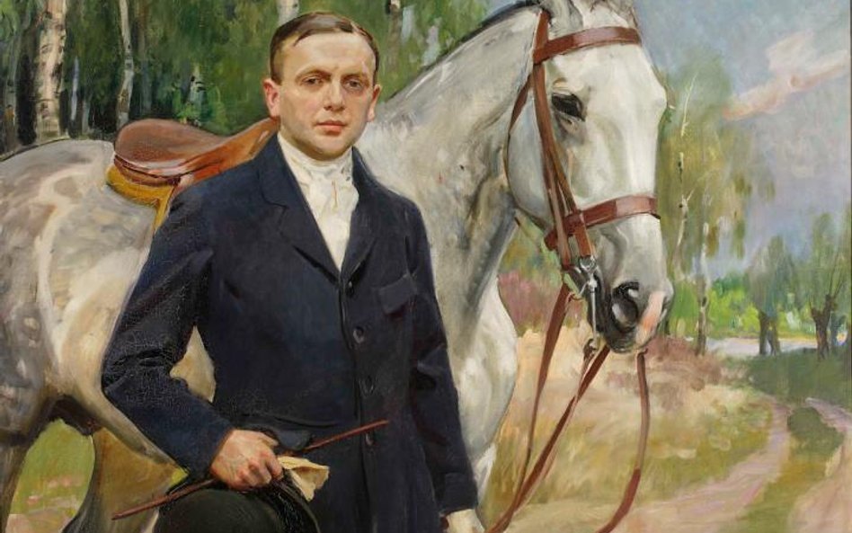 Bronisław Krystall w 1923 roku zamówił swój portret u Wojciecha Kossaka.
