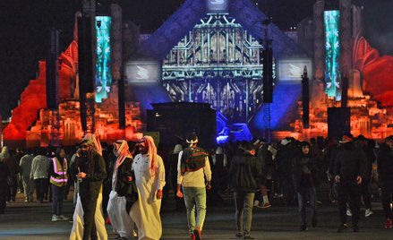 Władze Arabii Saudyjskiej chcą przekonać do kraju turystów. Na zdjęciu: Koncert muzyki elektroniczne
