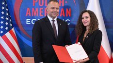 Karol Nawrocki i Justyna Orłowska