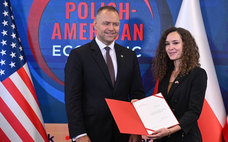 Karol Nawrocki i Justyna Orłowska
