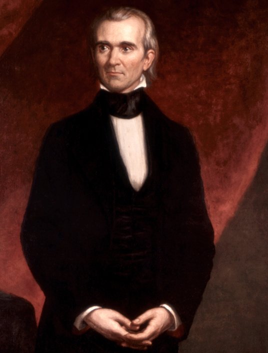 James Polk (1795–1849), jedyny spiker Izby Reprezentantów, który został prezydentem USA. Obraz Georg