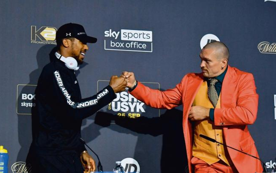 Anthony Joshua i Oleksandr Usyk – w sobotę miejsca na uprzejmości już nie będzie