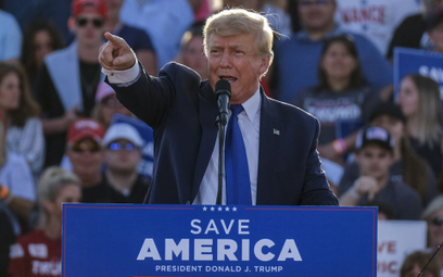 Donald Trump na wiecu republikanów w stanie Ohio, jednym z kluczowych dla wyników wyborów