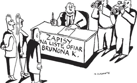 Komentarz rysunkowy. Ofiary Brunona K.