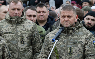 Szef Sztabu Generalnego Sił Zbrojnych Ukrainy Serhij Szaptała i Naczelny dowódca Sił Zbrojnych Ukrai
