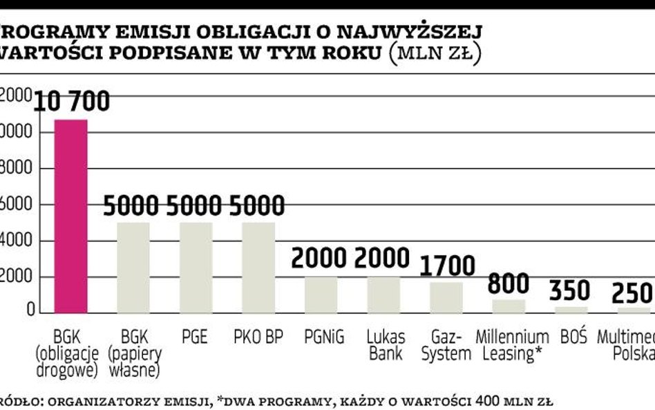 Obligacje nieskarbowe: Rynek wart już ponad 90 mld zł