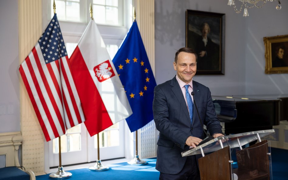 Minister spraw zagranicznych Radosław Sikorski