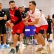 Andrzej Pluta (z piłką) i Przemysław Żołnierewicz podczas zgrupowania kadry w Krakowie