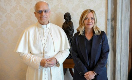 Leon XIV i Giorgia Meloni