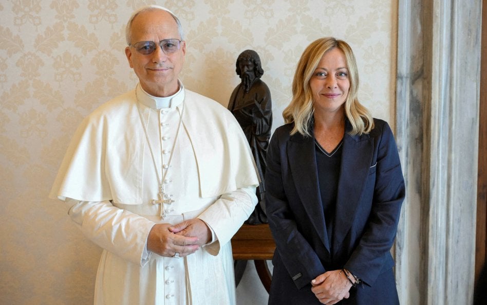 Leon XIV i Giorgia Meloni