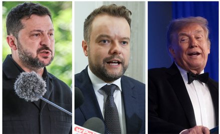 Wołodymyr Zełenski, Rafał Bochenek, Donald Trump