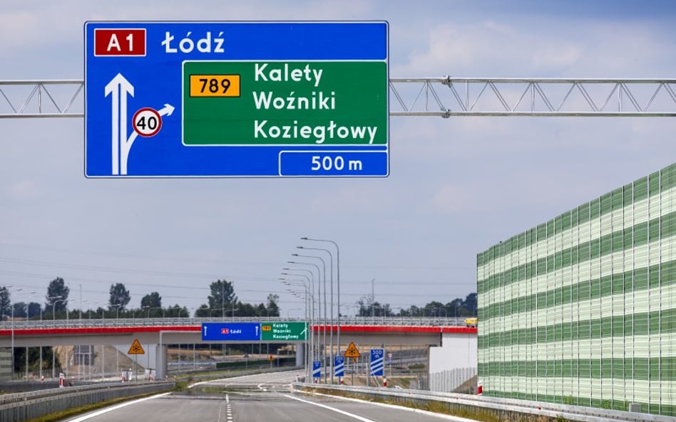 Autostrada A1: nowy odcinek zamknięty dla TIR-ów