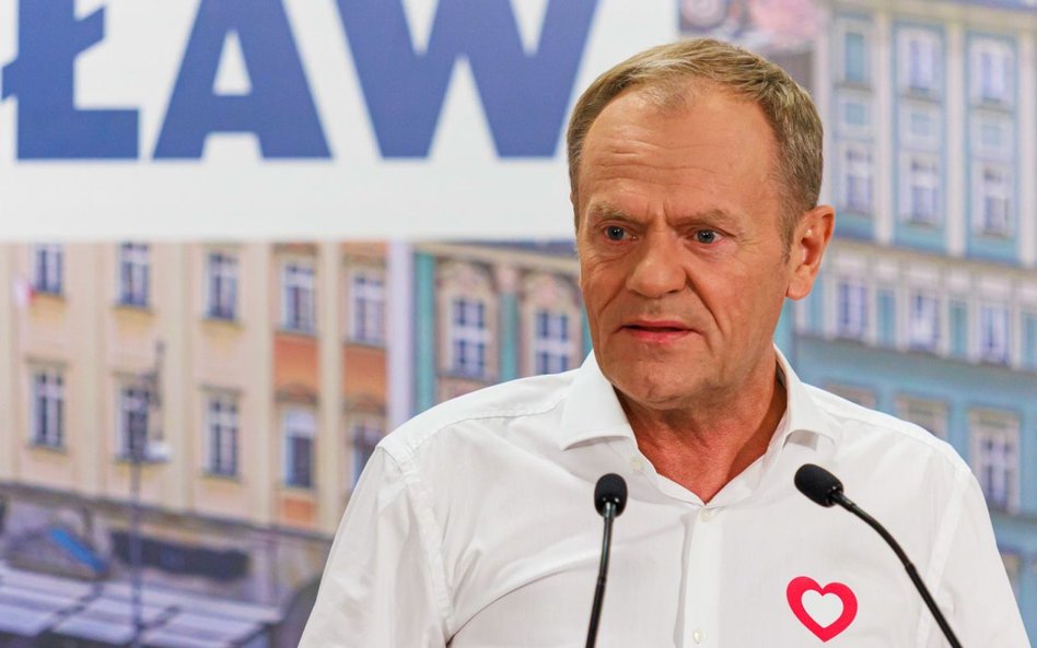 Lider PO Donald Tusk