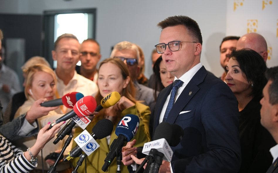 Szymon Hołownia nie zamierza ubiegać się o funkcję przewodniczącego Polski 2050