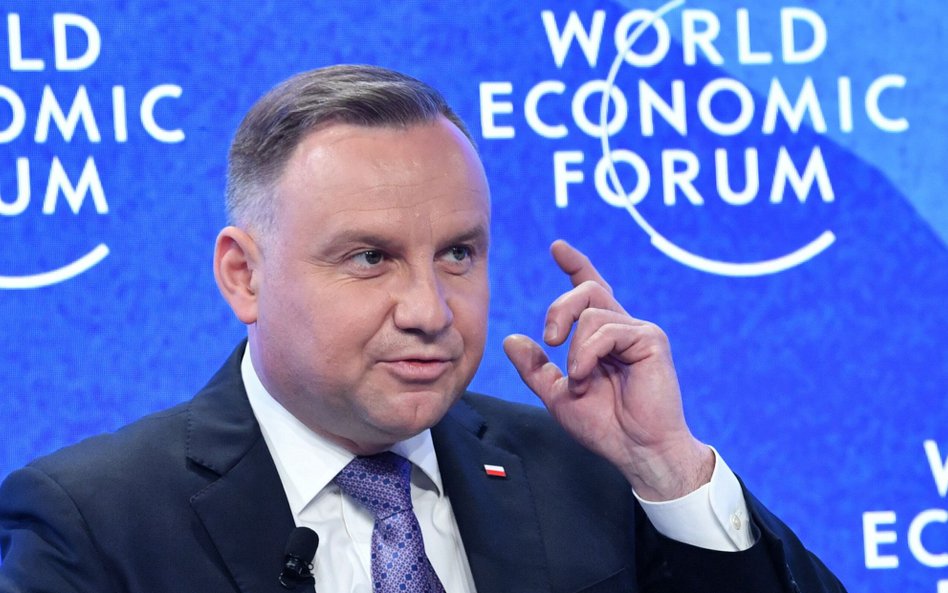 Prezydent Andrzej Duda na Światowym Forum Ekonomicznym w Davos