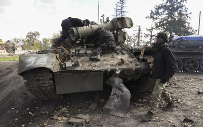 Rosyjski czołg przejęty przez Ukraińców