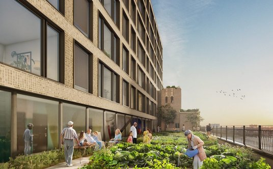 Wizualizacja nowego wcielenia budynku dawnego więzienia dla kobiet w Nowym Jorku.