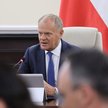 Premier Donald Tusk na roboczym posiedzeniu rządu w KPRM w Warszawie