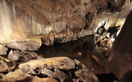 Jaskinie w Han-sur-Lesse w Belgii