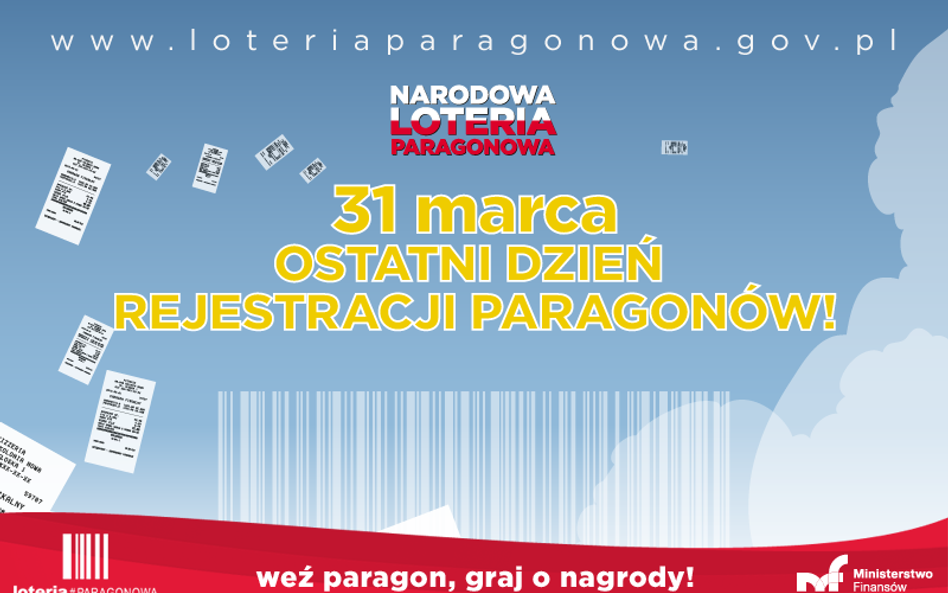 Narodowa Loteria Paragonowa - ostatni dzień na rejestrację paragonu