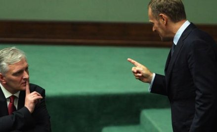 Jarosław Gowin i Donald Tusk starli się w Sejmie. Sprawa ma dalszy ciąg w rządzie (zdjęcie z 2009 r.