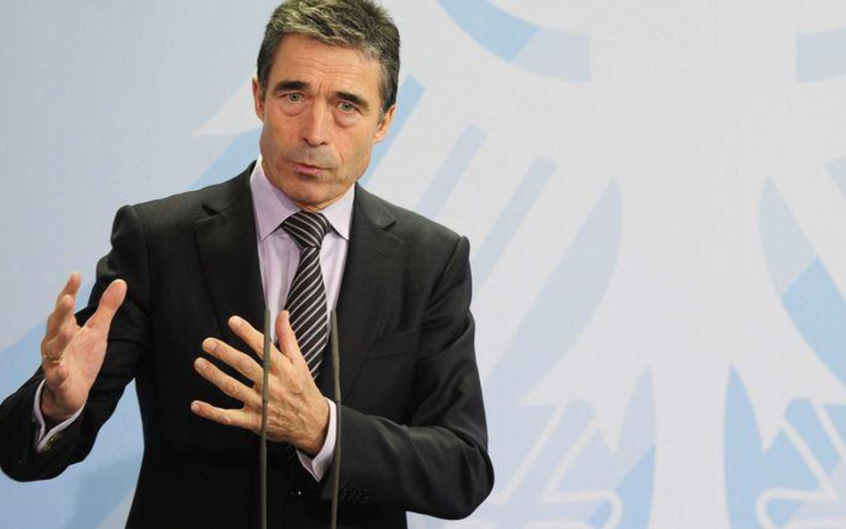 Sekretarz generalny NATO Anders Fogh Rasmussen