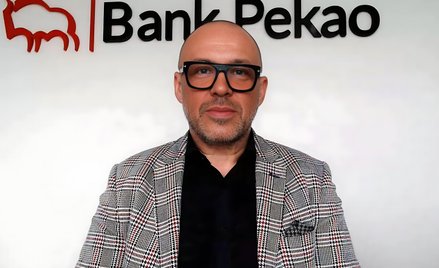 Gościem Przemysława Tychmanowicza w Parkiet TV był Jarosław Fuchs, wiceprezes banku Pekao. Fot. mat.