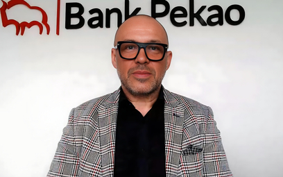Gościem Przemysława Tychmanowicza w Parkiet TV był Jarosław Fuchs, wiceprezes banku Pekao. Fot. mat.