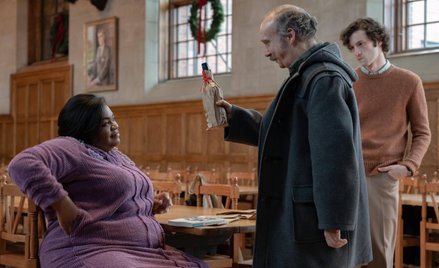 Kadr z filmu "Przesilenie zimowe" (2023, reż. Alexander Payne), nominowanego do Oscarów w pięciu kat