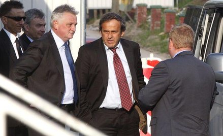 Michel Platini sprawdza w Warszawie stan przygotowań do Euro 2012