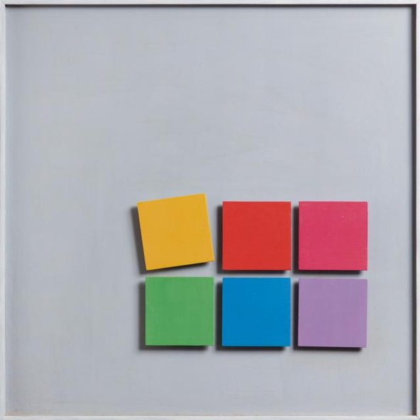 Relief Henryka Stażewskiego ma wysoką wycenę szacunkową.