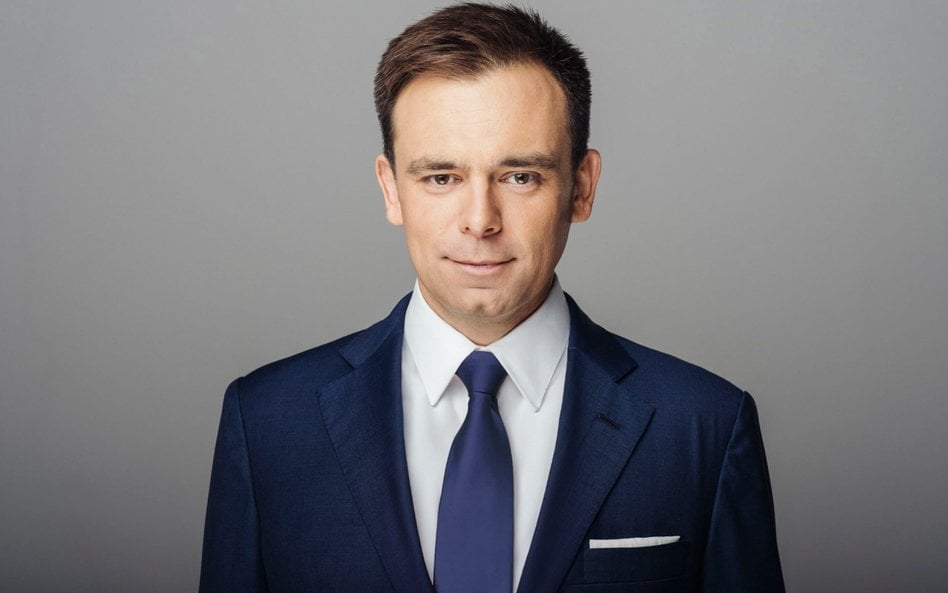 Minister finansów i gospodarki Andrzej Domański