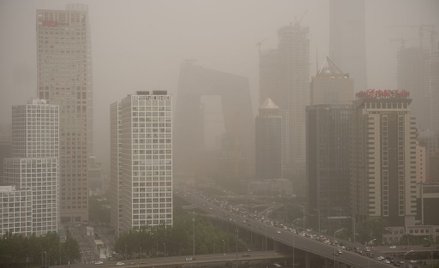 Chiński smog nad Pekinem