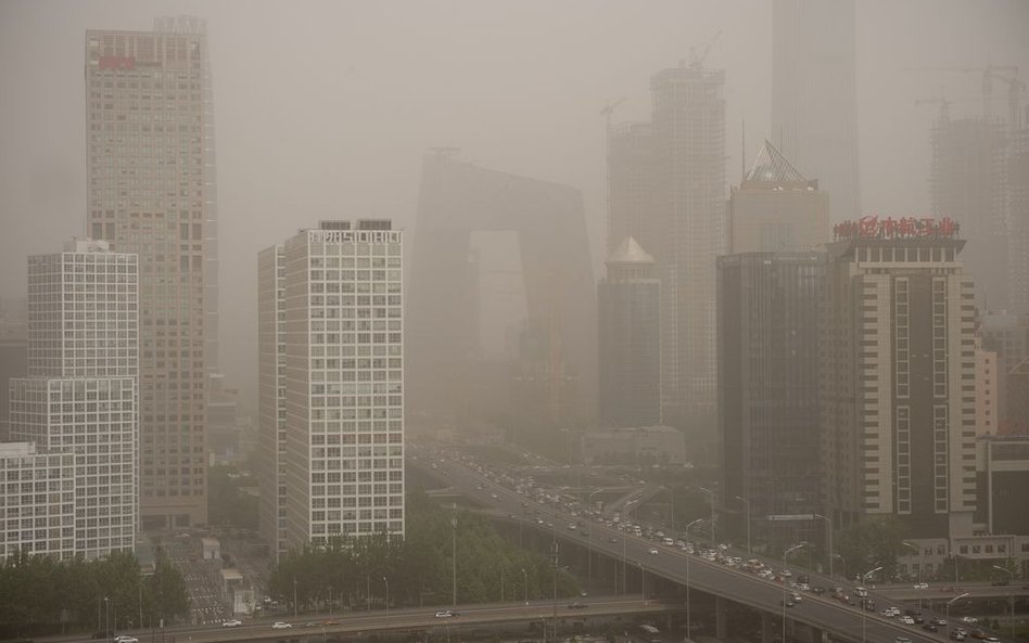 Chiński smog nad Pekinem