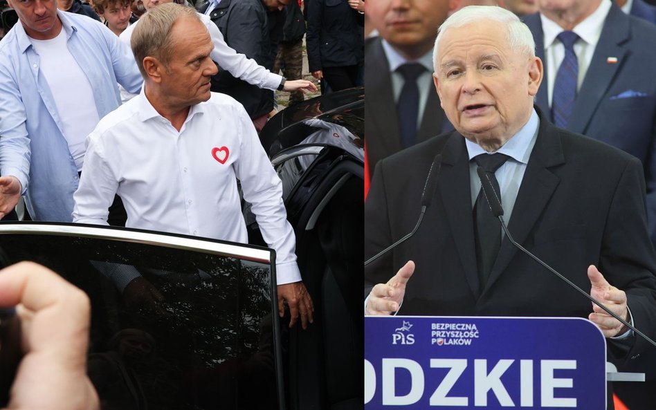 Donald Tusk i Jarosław Kaczyński