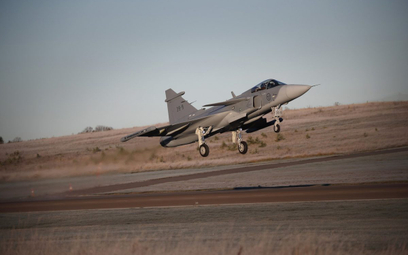 Start wielozadaniowego samolotu bojowego JAS-39E Gripen NG. Fot. Saab