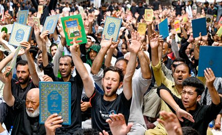 Antyszwedzkie protesty w Rawalpindi w Pakistanie