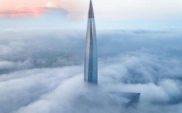 Gazprom sięgnął chmur z najwyższym budynkiem w Europie
