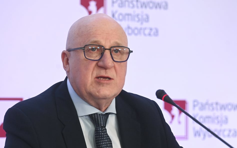 Przewodniczący PKW Sylwester Marciniak